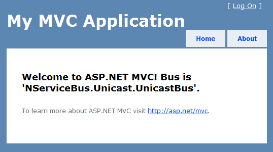 MVC with NServiceBus